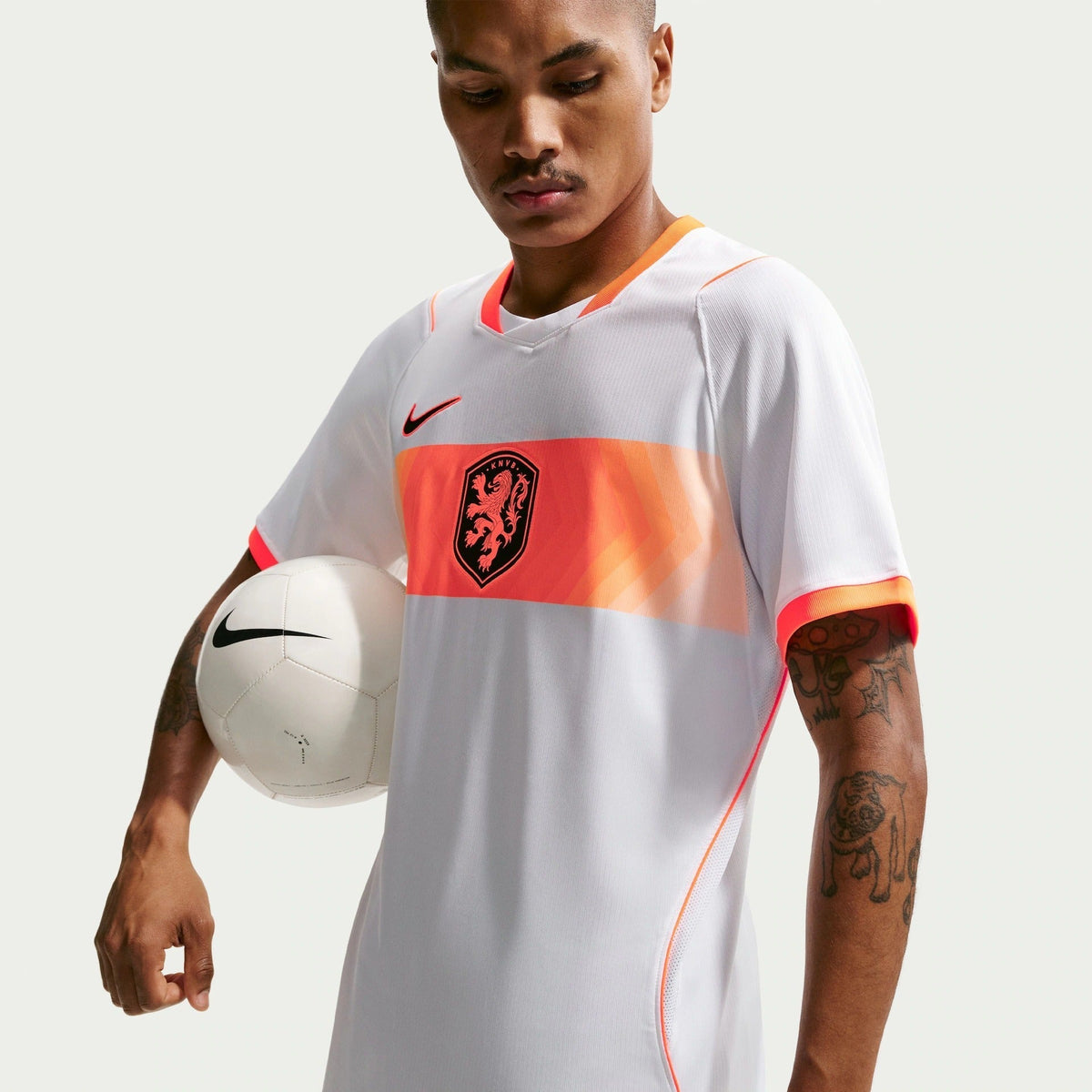 Camisa Holanda 2026/27 II, detalhe da gola