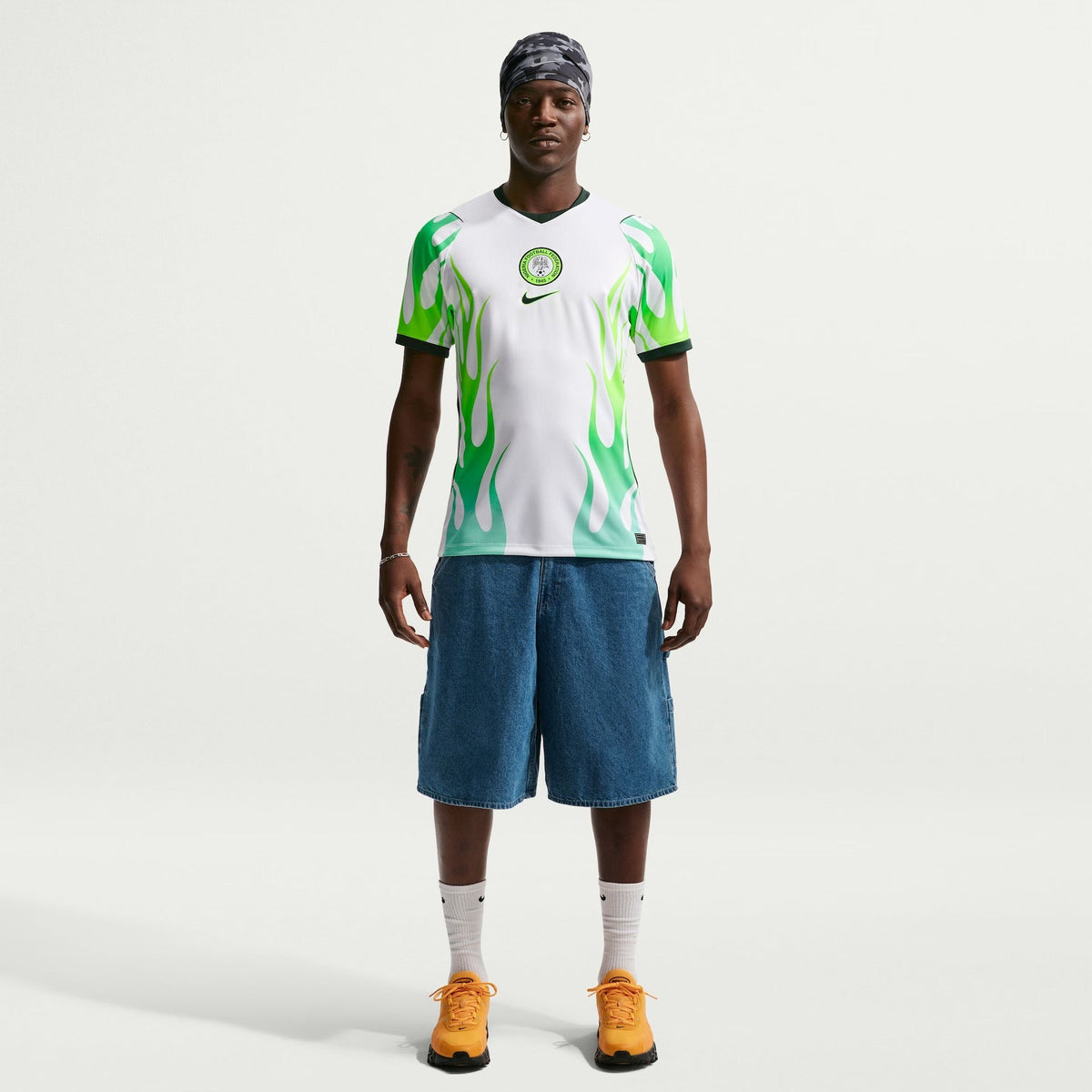 Camisa Nigéria 2026/27 II, detalhe do escudo