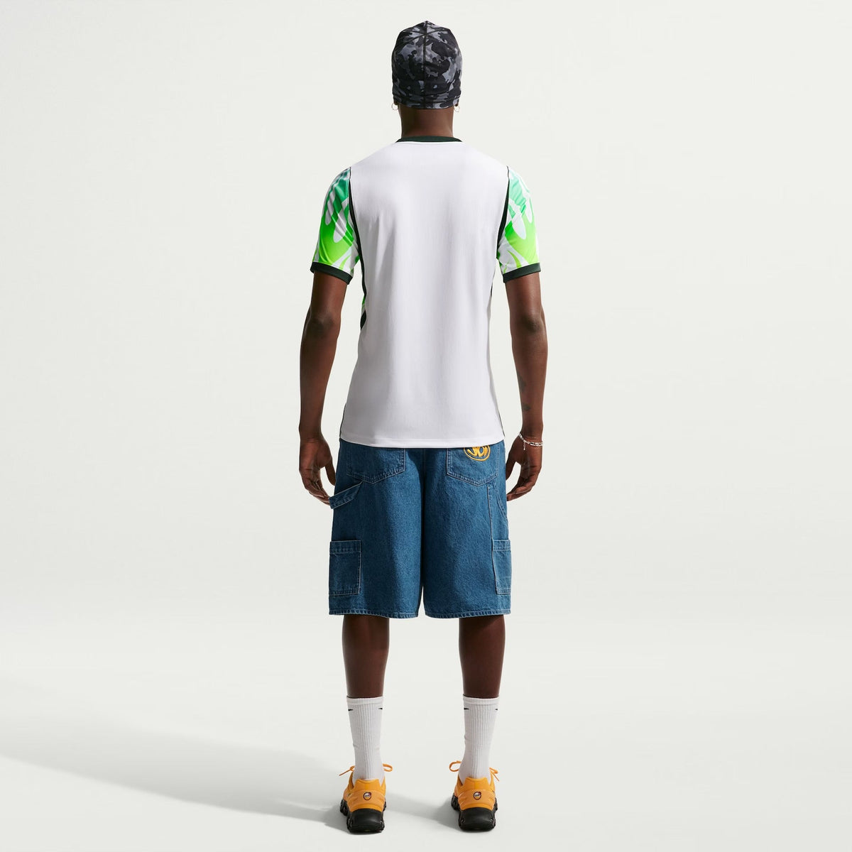 Camisa Nigéria 2026/27 II, detalhe do tecido