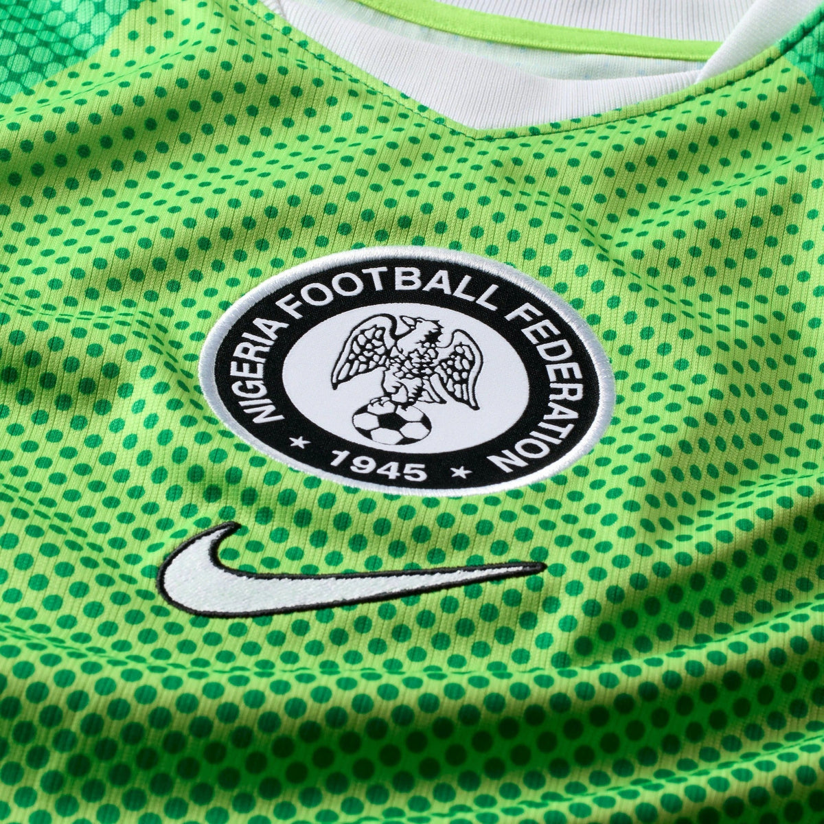 Camisa Nigéria 2026/27 I, vista de frente