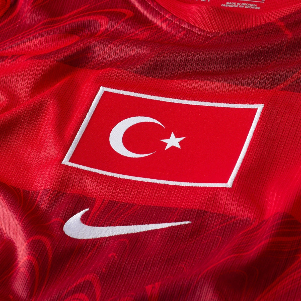 Camisa Turquia 2026/27 I, detalhe do tecido