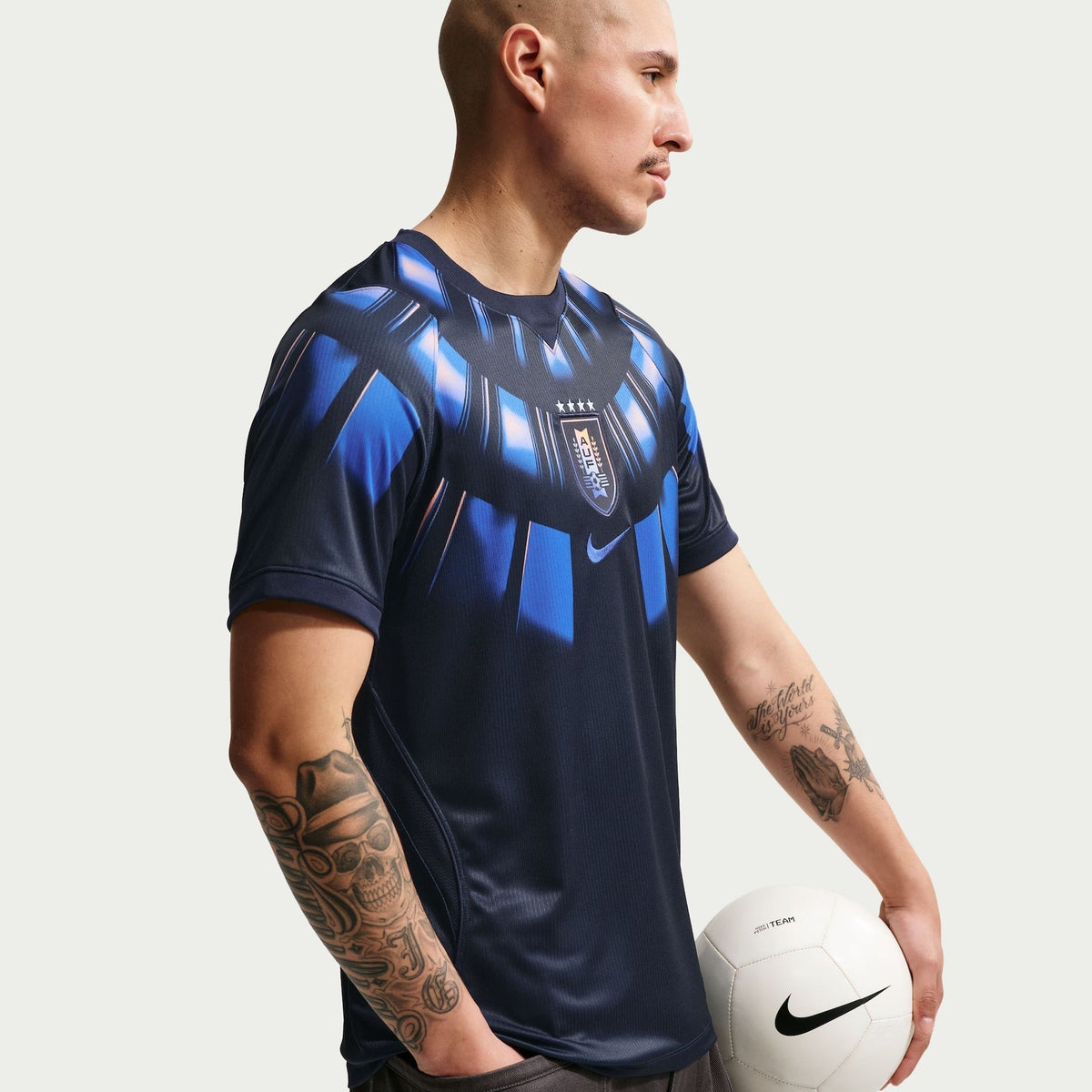 Camisa Uruguai 2026/27 II, vista de frente