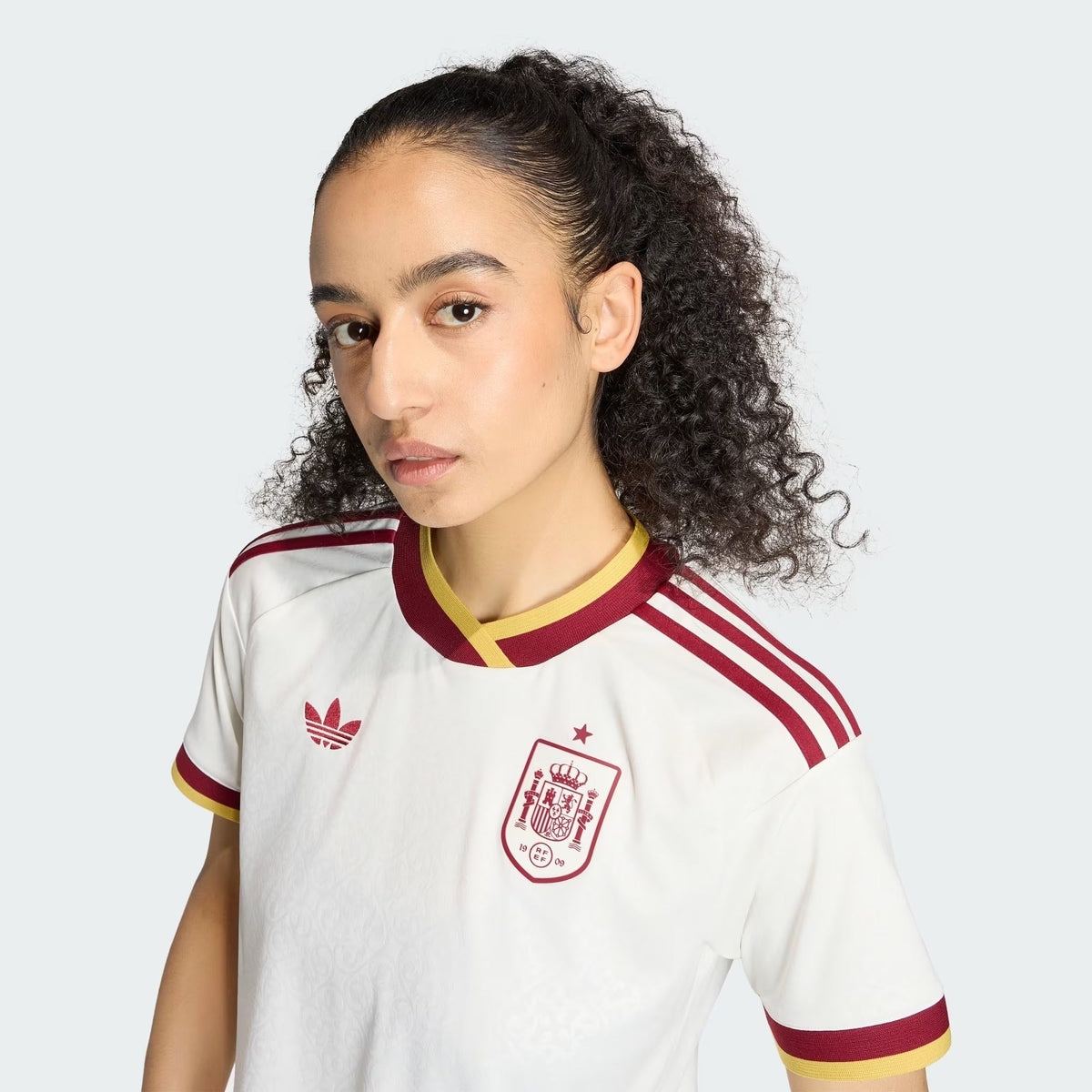 Camisa Feminina Espanha 2026/27 II, vista de frente