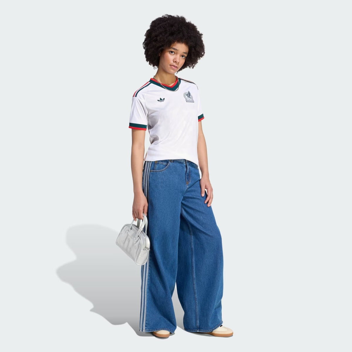 Camisa Feminina México 2026/27 II, vista de costas