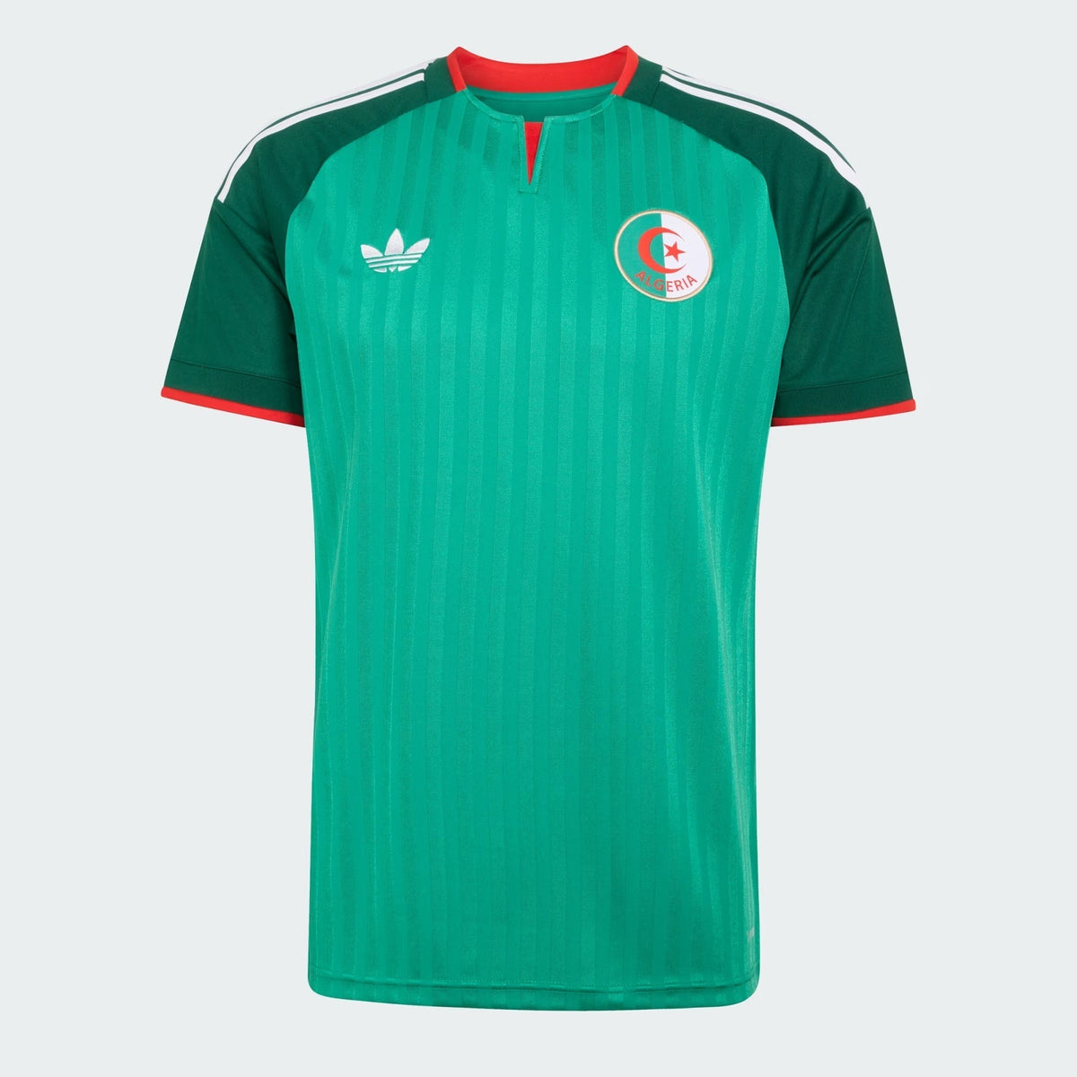 Camisa Argélia 2026/27 I, detalhe da gola