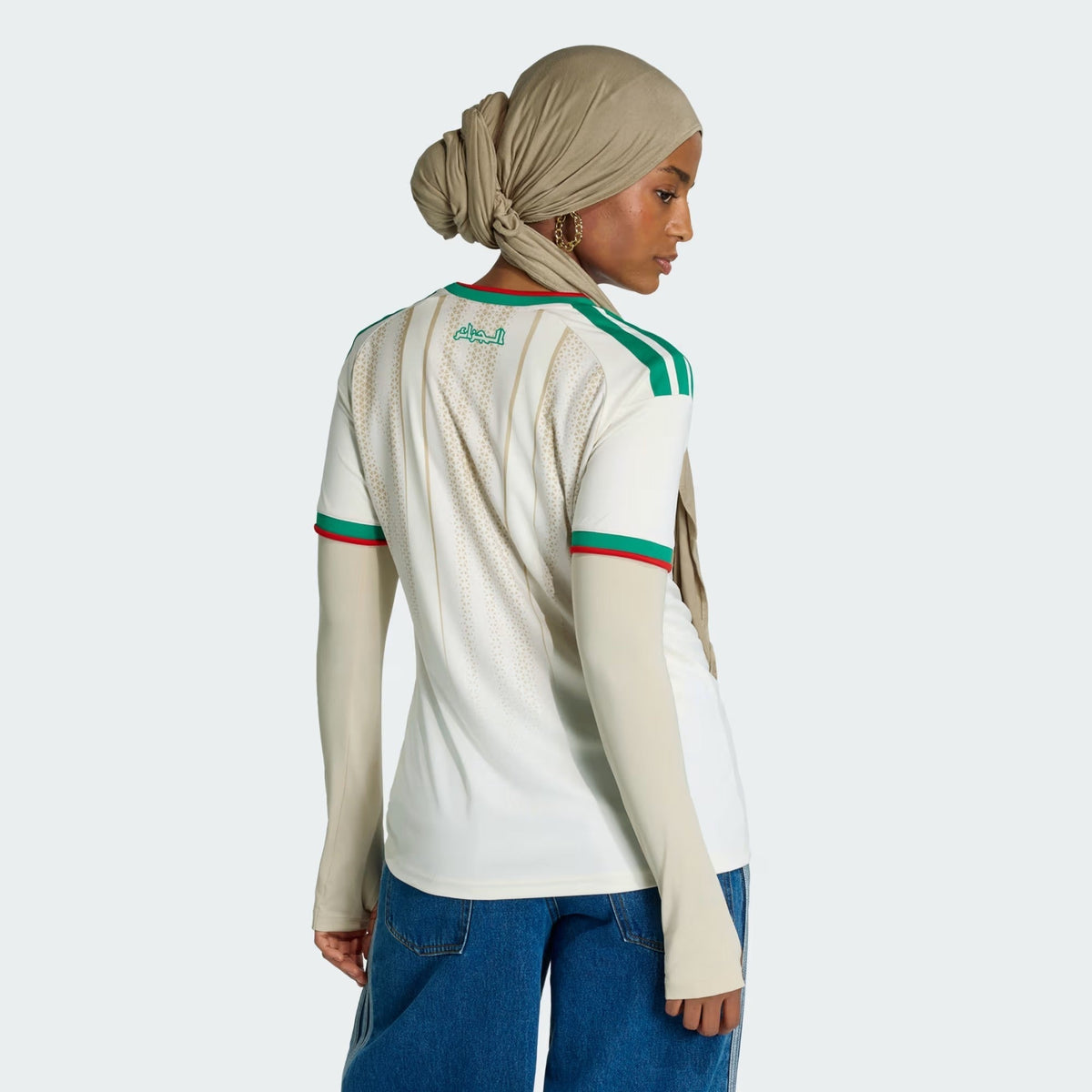 Camisa Feminina Argélia 2026/27 II, vista de costas