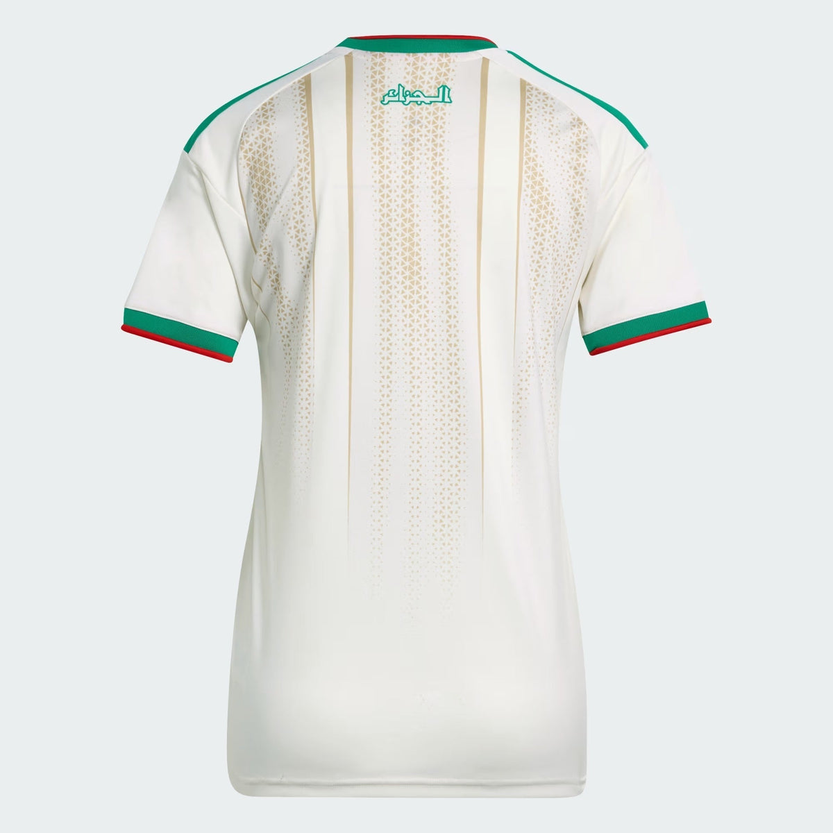 Camisa Feminina Argélia 2026/27 II, detalhe da gola