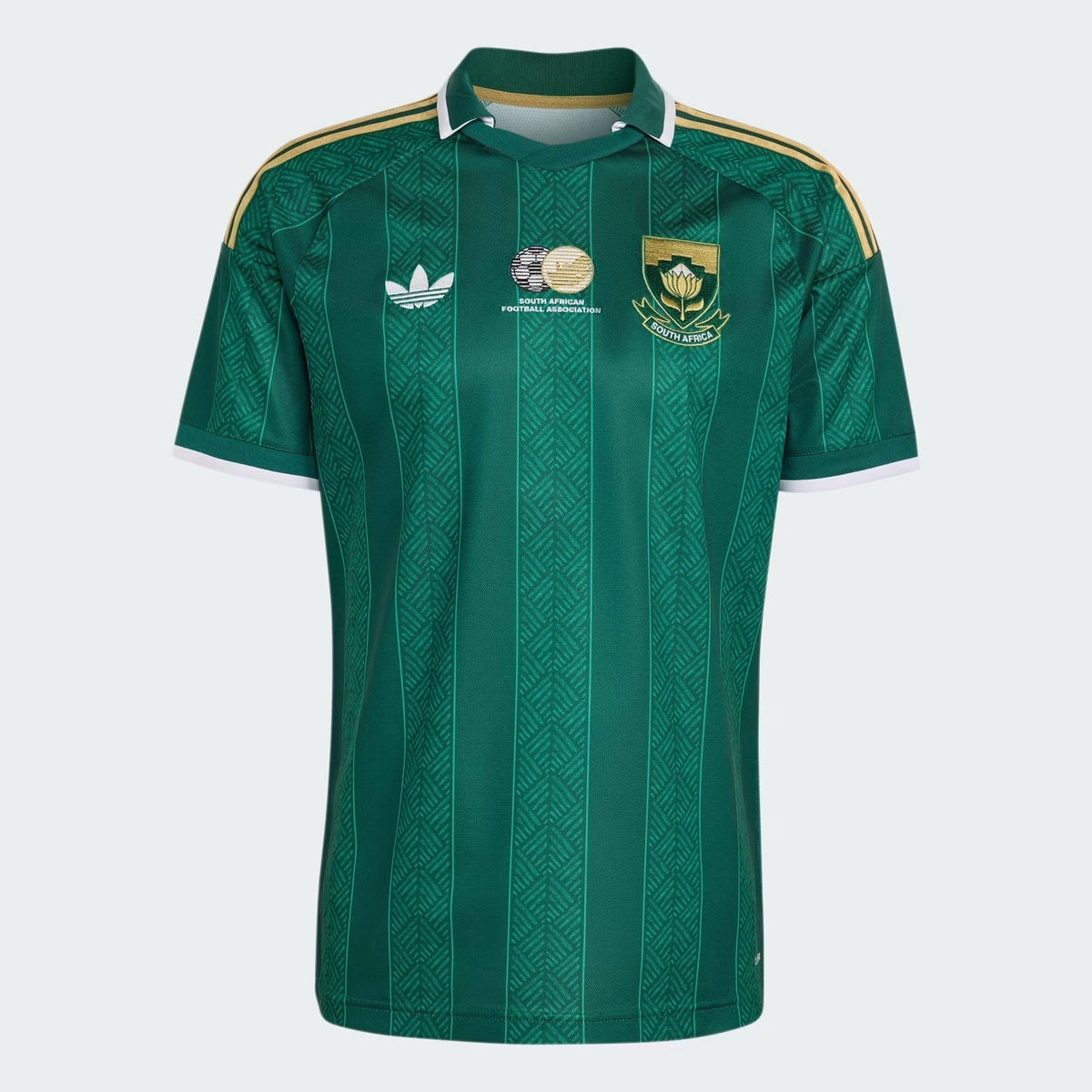 Camisa África do Sul 2026/27 I, detalhe da gola