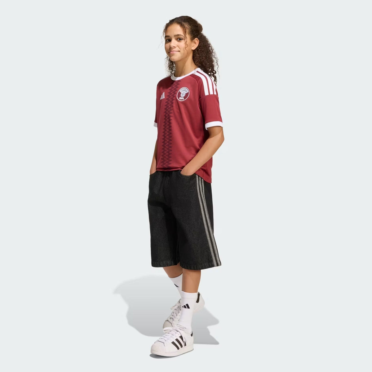 Camisa Infantil Catar 2026/27 I, vista de costas