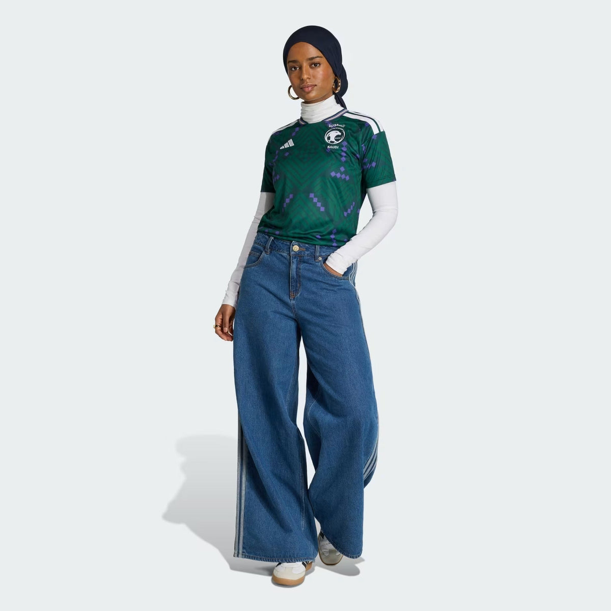 Camisa Feminina Arábia Saudita 2026/27 I, vista de costas