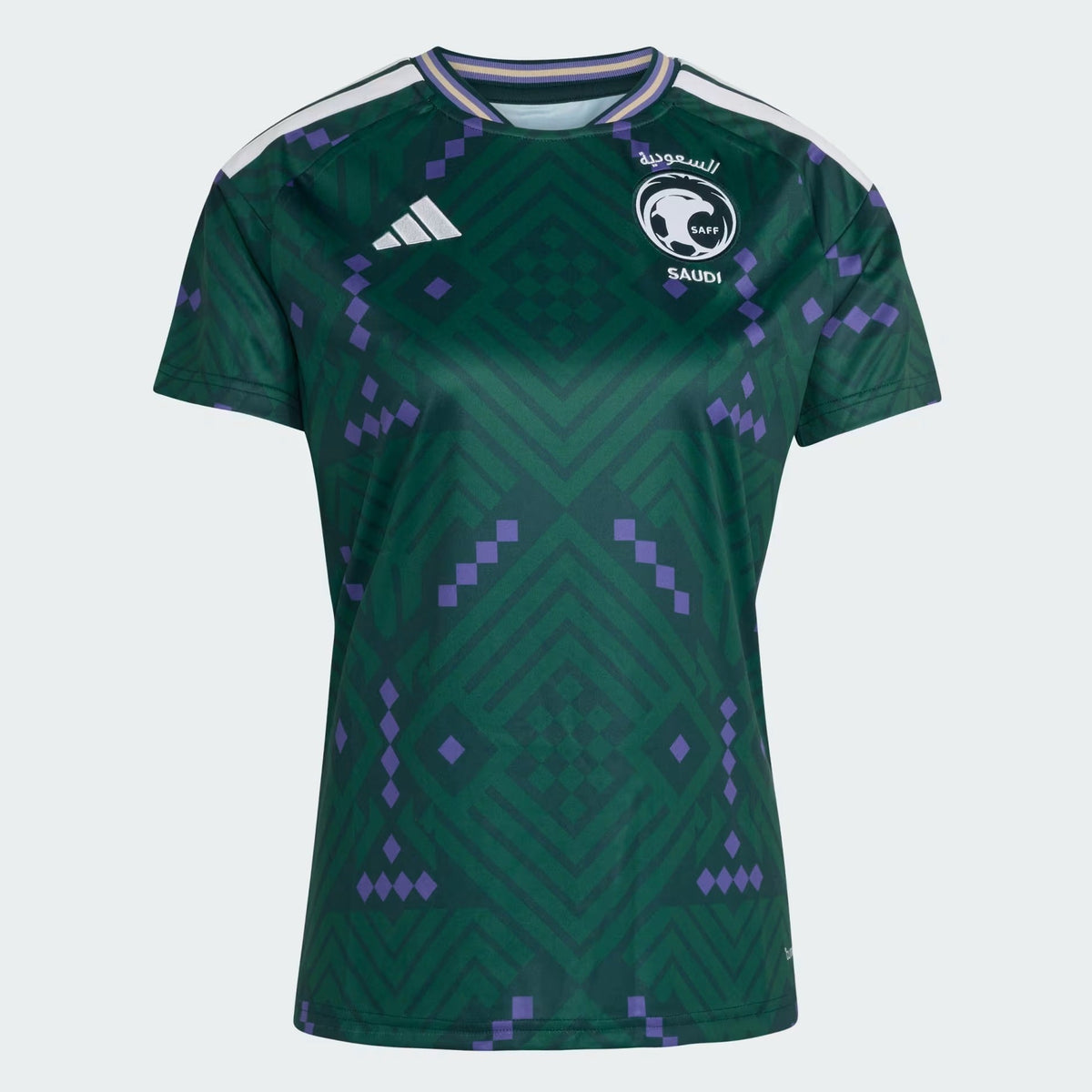 Camisa Feminina Arábia Saudita 2026/27 I, detalhe do escudo