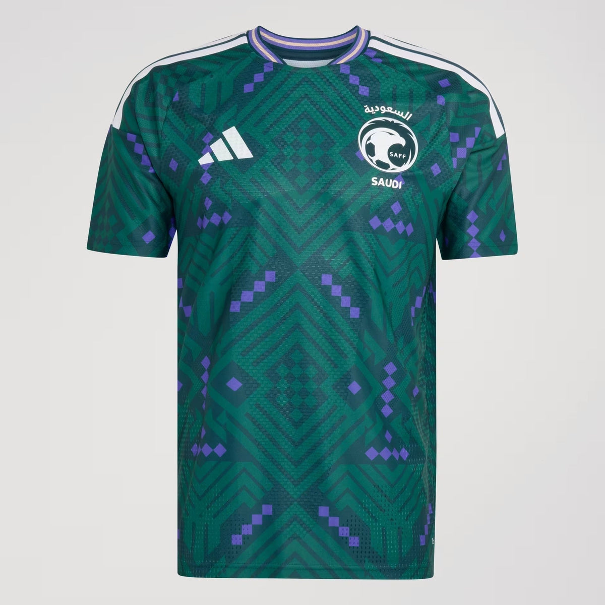 Camisa Arábia Saudita 2026/27 I Jogador, detalhe do tecido