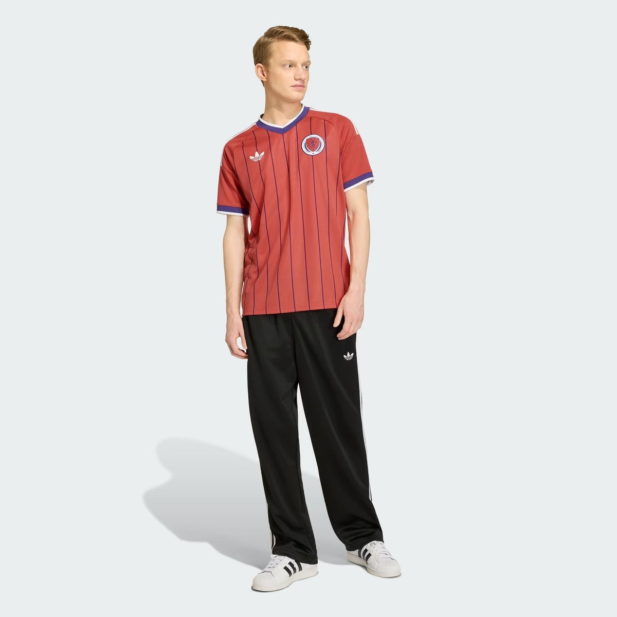 Camisa Escócia 2026/27 II, detalhe da gola