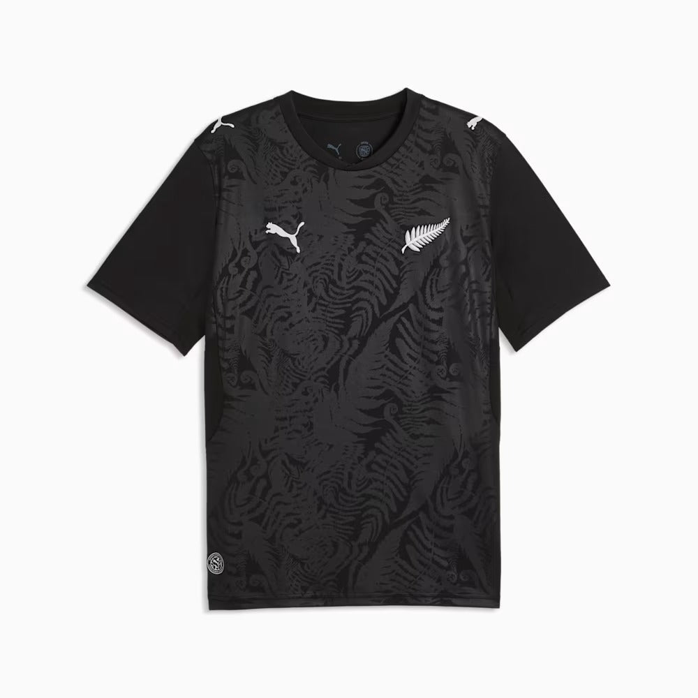 Camisa Infantil Nova Zelândia 2026/27 I, detalhe da gola
