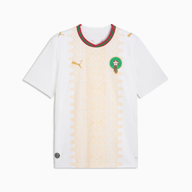 Camisa Marrocos 2026/27 II, detalhe do escudo