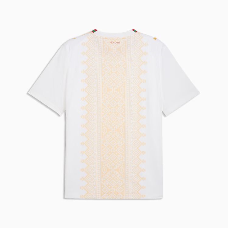 Camisa Infantil Marrocos 2026/27 II, detalhe da gola