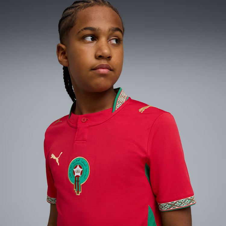 Camisa Infantil Marrocos 2026/27 I, vista de frente