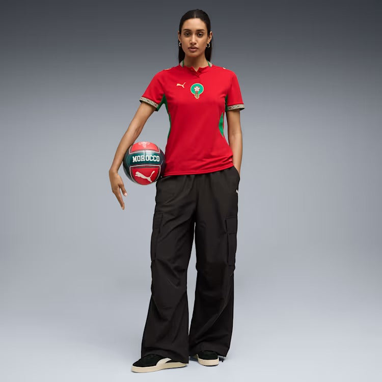 Camisa Feminina Marrocos 2026/27 I, detalhe do tecido