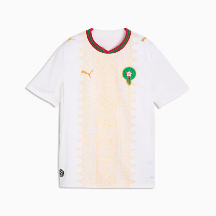 Camisa Infantil Marrocos 2026/27 II, detalhe do escudo