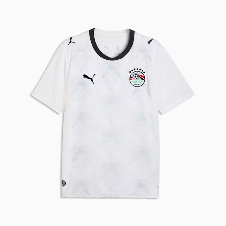 Camisa Egito 2026/27 II, detalhe da gola