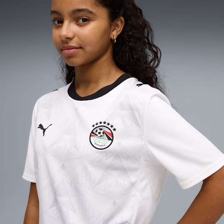 Camisa Infantil Egito 2026/27 II, detalhe do tecido