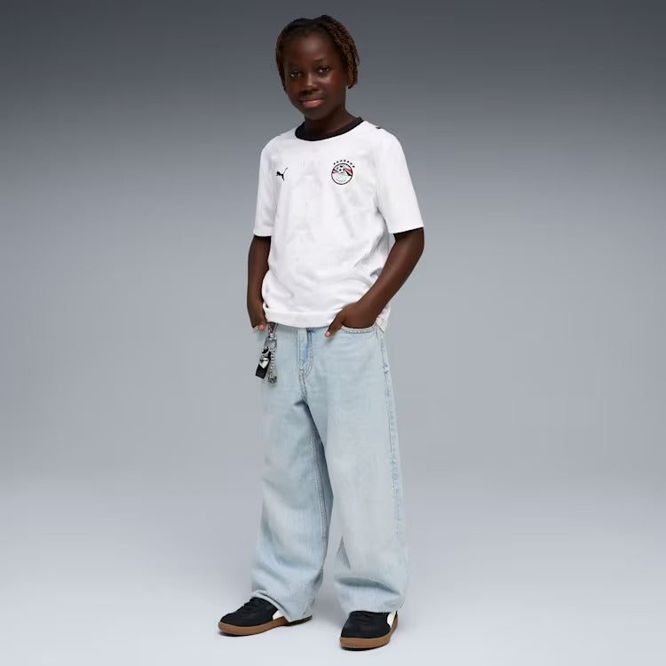 Camisa Infantil Egito 2026/27 II, vista de frente