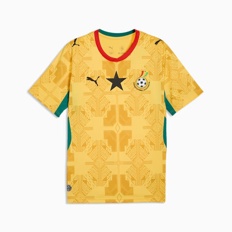 Camisa Gana 2026/27 II, detalhe da gola