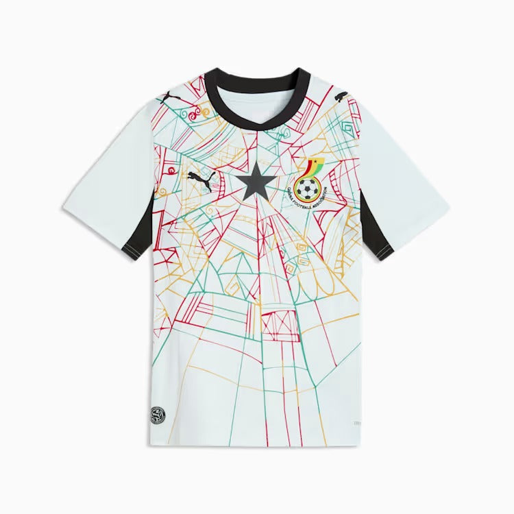 Camisa Infantil Gana 2026/27 I, detalhe da gola