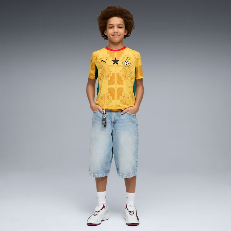 Camisa Infantil Gana 2026/27 II, vista de costas