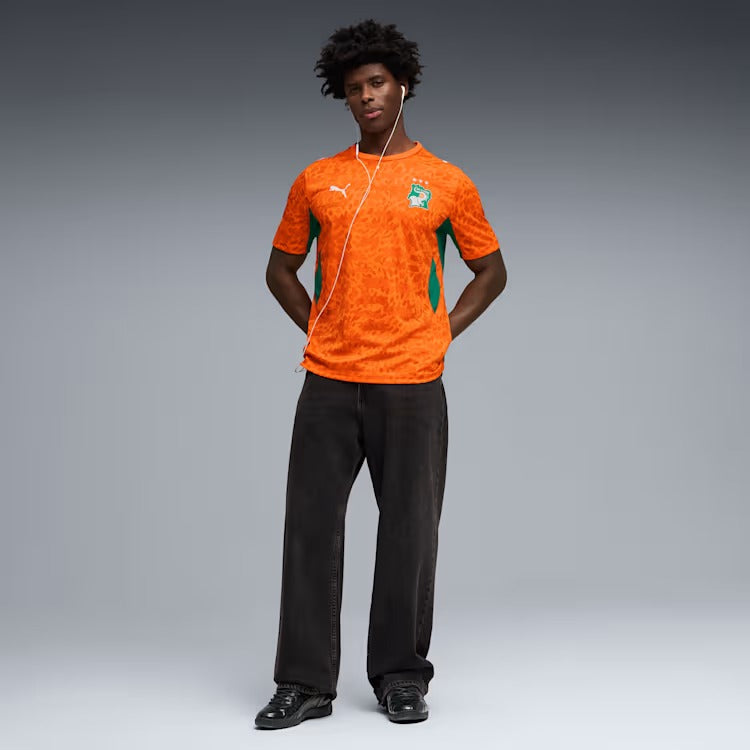 Camisa Costa do Marfim 2026/27 I, vista de frente