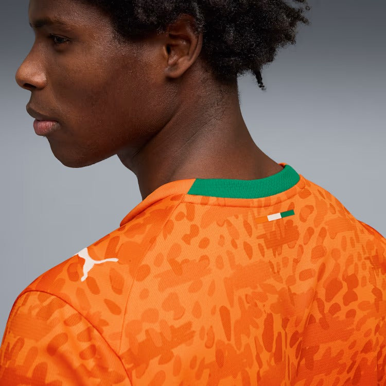 Camisa Costa do Marfim 2026/27 I, detalhe do escudo