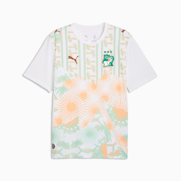 Camisa Costa do Marfim 2026/27 II, detalhe do escudo