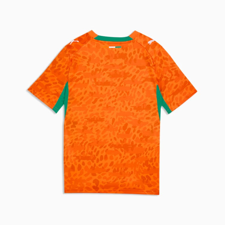 Camisa Infantil Costa do Marfim 2026/27 I, detalhe do tecido