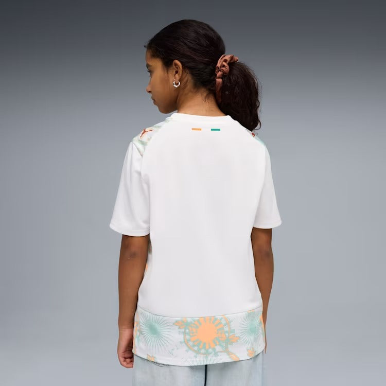 Camisa Infantil Costa do Marfim 2026/27 II, detalhe do escudo
