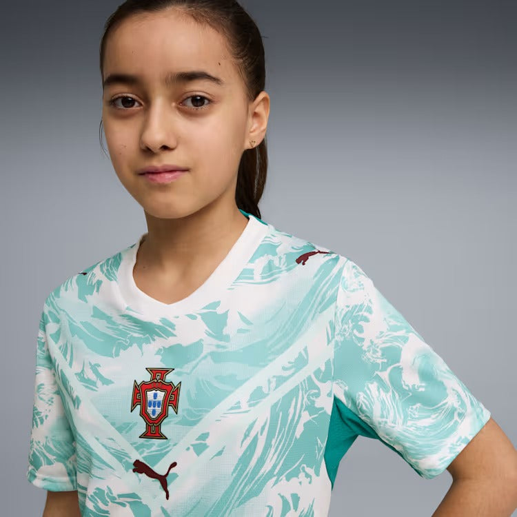 Camisa Infantil Portugal 2026/27 II, vista de frente