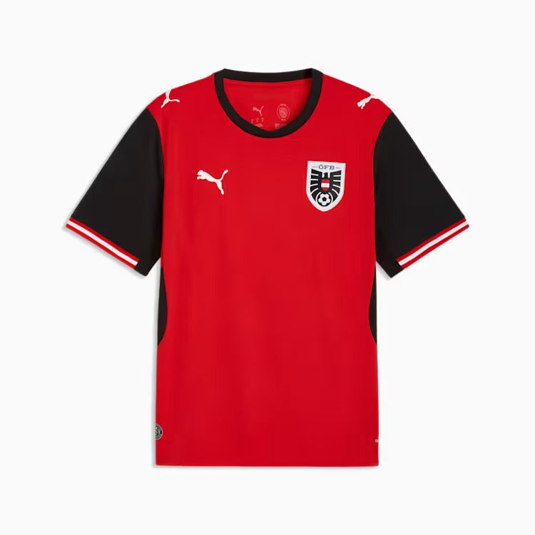 Camisa Feminina Áustria 2026/27 I, detalhe do escudo