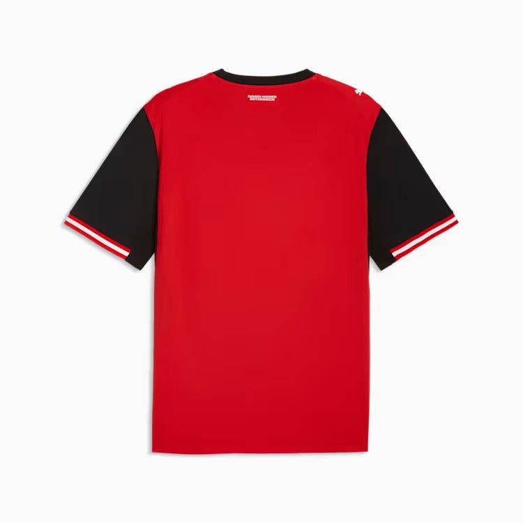 Camisa Feminina Áustria 2026/27 I, detalhe da gola