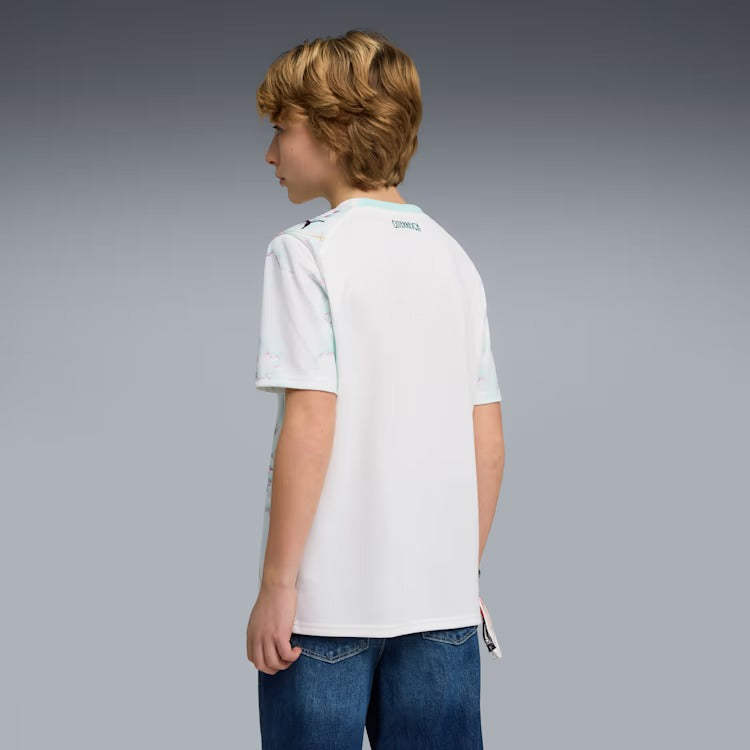 Camisa Infantil Áustria 2026/27 II, vista de costas