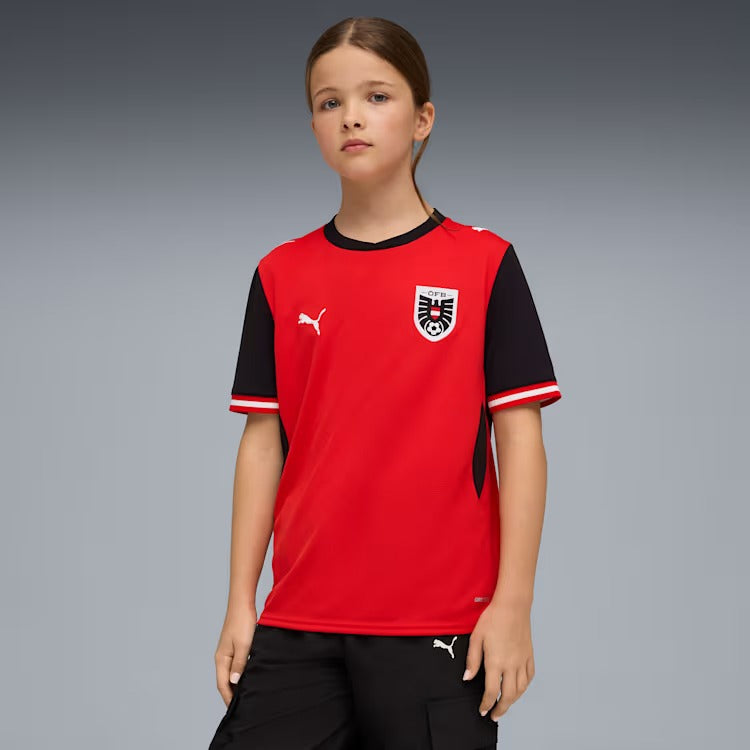Camisa Infantil Áustria 2026/27 I na TSN Sports