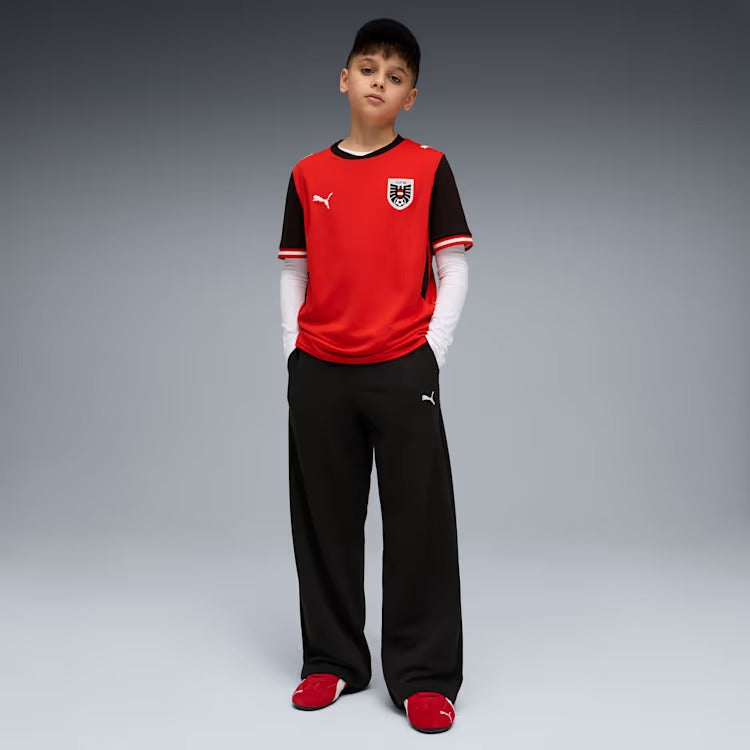 Camisa Infantil Áustria 2026/27 I, vista de costas