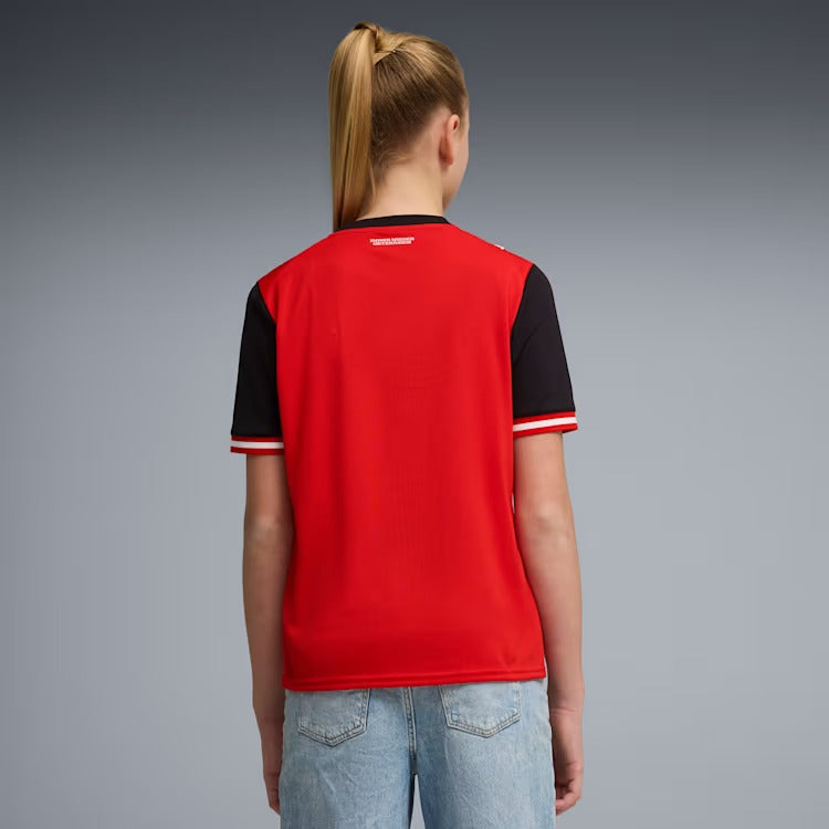 Camisa Infantil Áustria 2026/27 I, detalhe do escudo