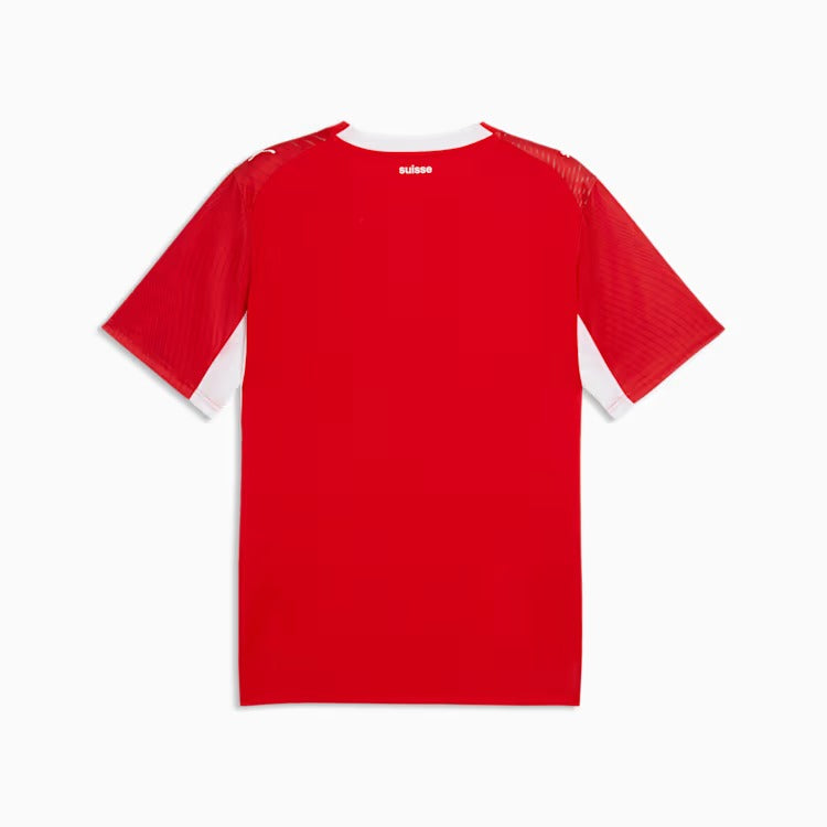 Camisa Suíça 2026/27 I, detalhe do tecido