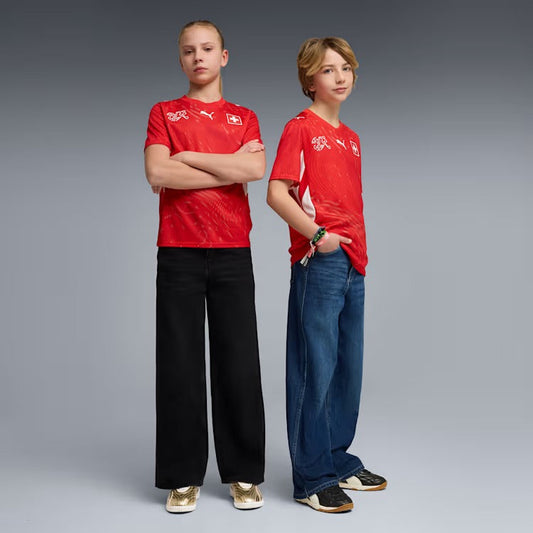 Camisa Infantil Suíça 2026/27 I na TSN Sports
