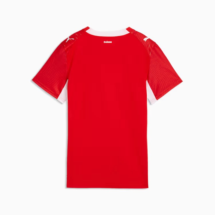 Camisa Feminina Suíça 2026/27 I, detalhe do tecido