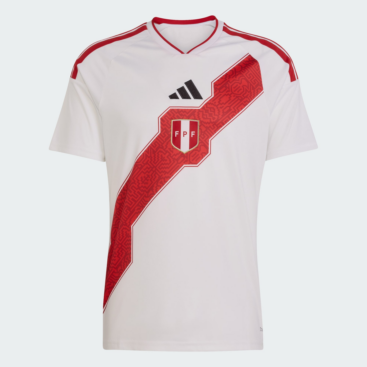 Camisa Adidas Peru 2026/27 I, detalhe do escudo