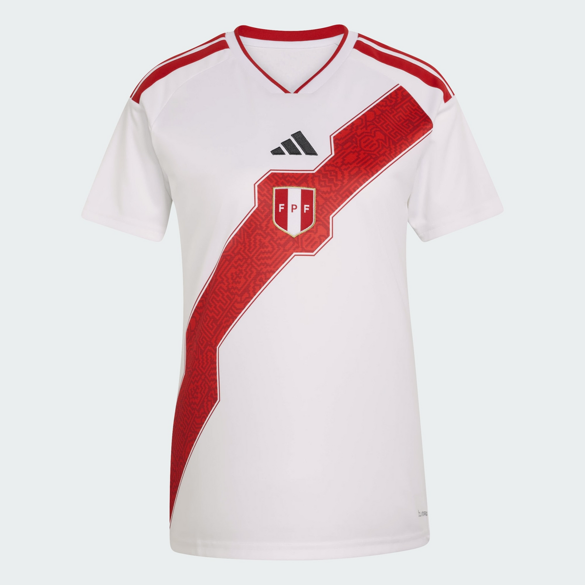 Camisa Feminina Peru 2026/27 I, detalhe da manga