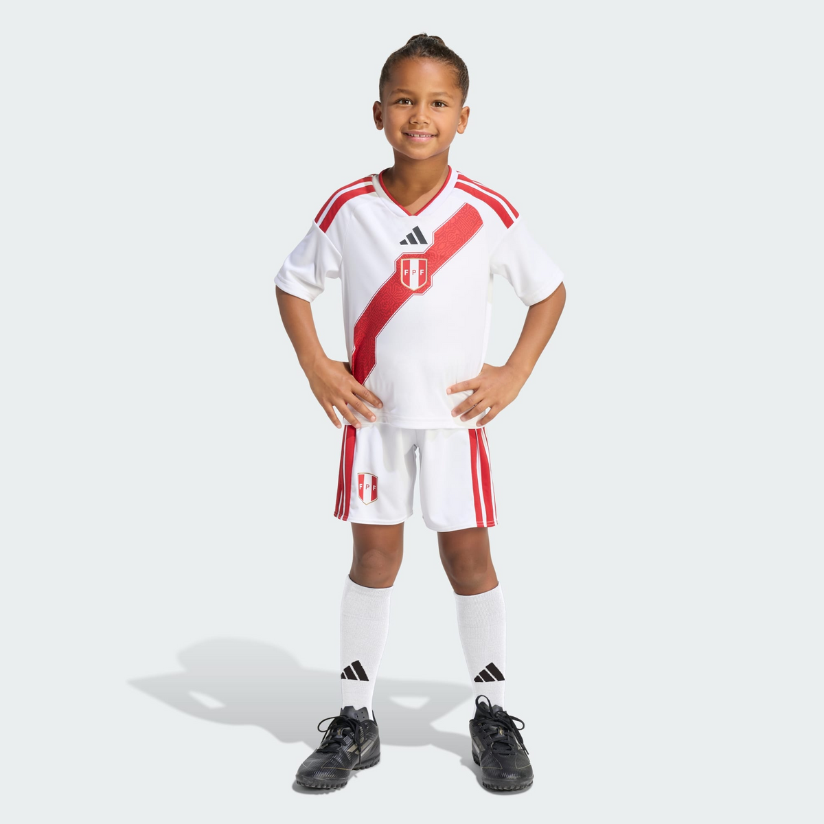 Conjunto Infantil Peru 2026/27 I Kit, vista de frente