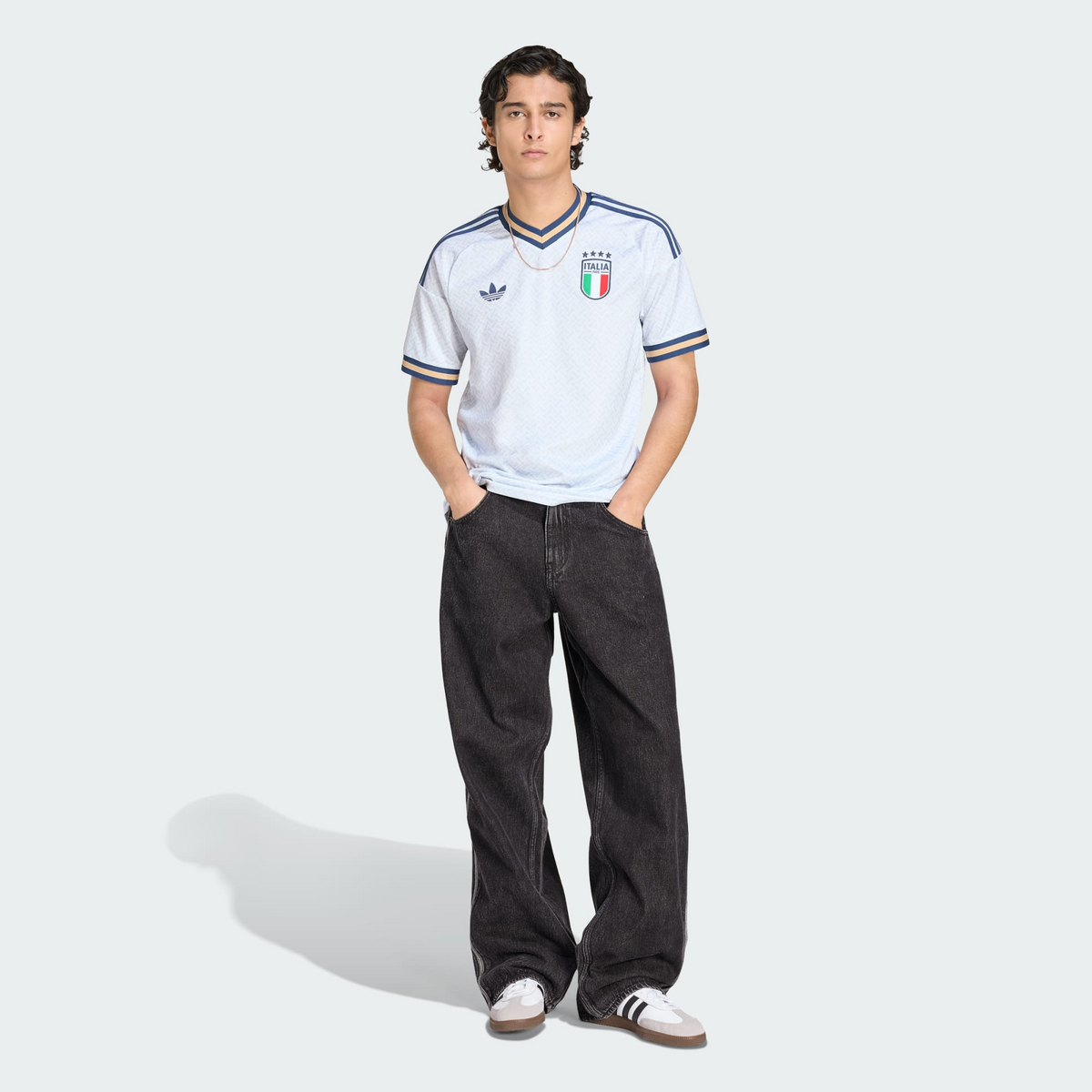 Camisa Itália 2026/27 II, vista de costas