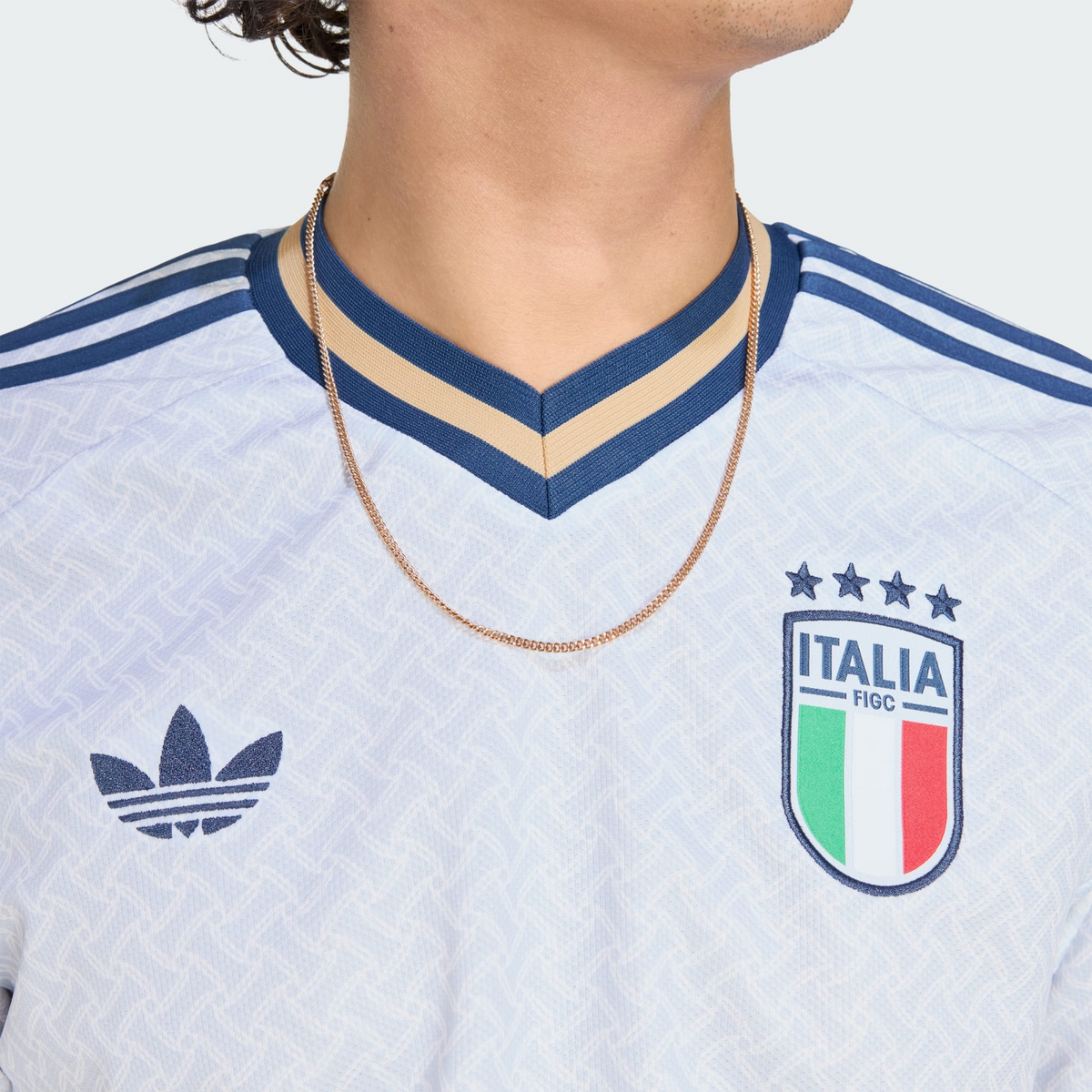 Camisa Itália 2026/27 II, detalhe do tecido