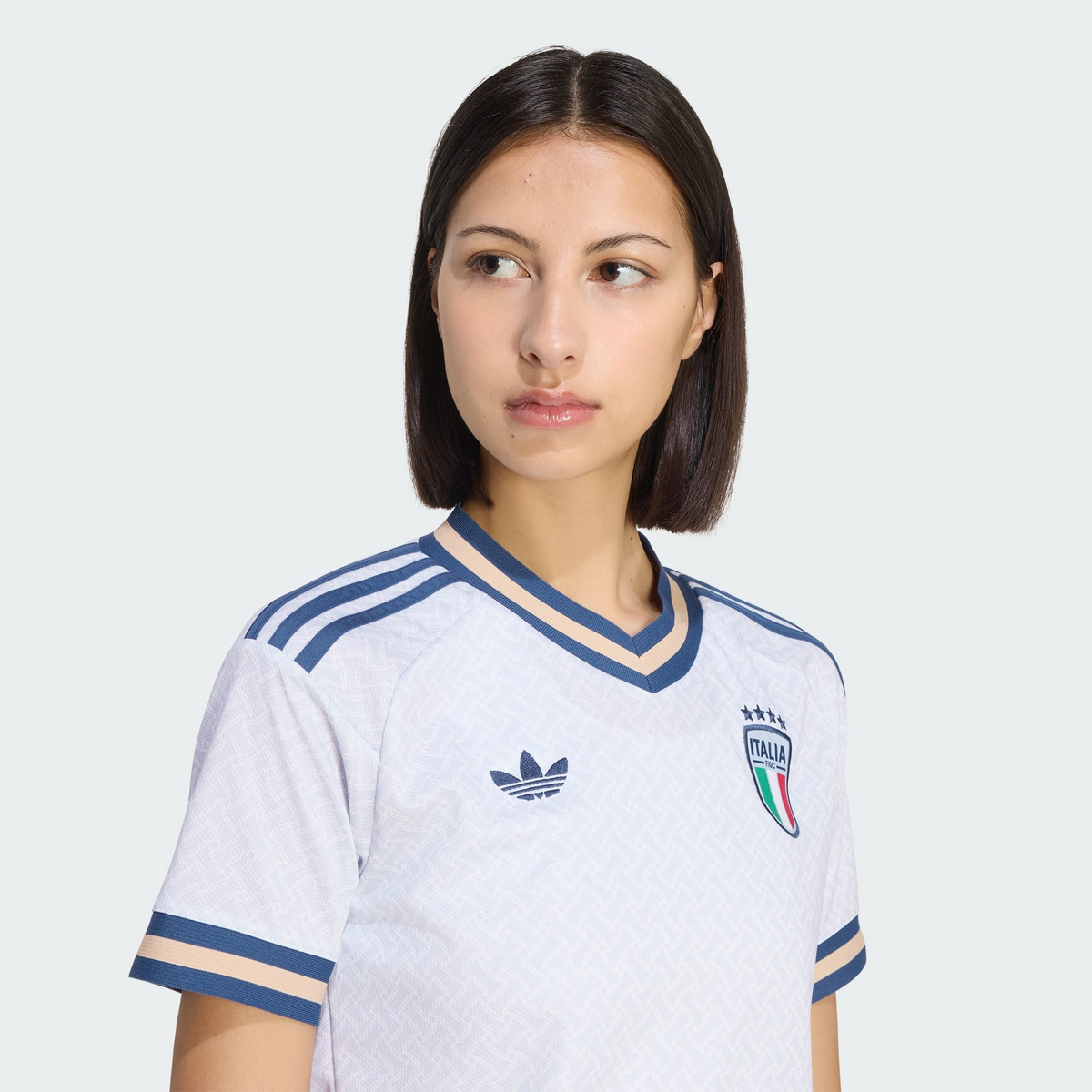 Camisa Feminina Itália 2026/27 II, vista de costas